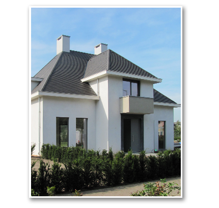 Stukadoorsproject moderne villa — Haneveer Baarle-Nassau