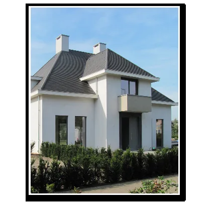 Stukadoorsproject moderne villa — Haneveer Baarle-Nassau